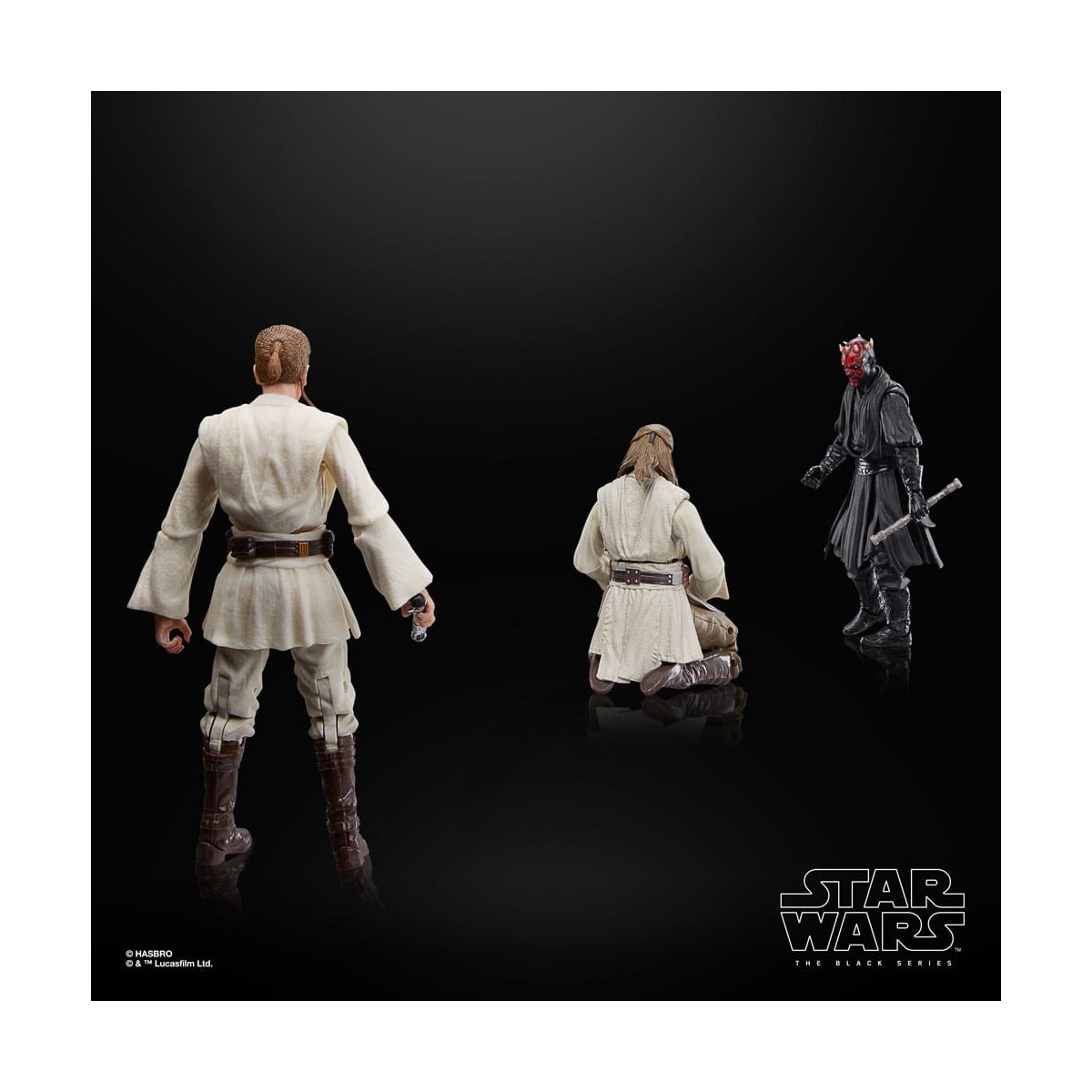 Star Wars Black Series - Qui-Gon Jinn, Darth Maul, Obi-Wan Kenobi Episode I Pack