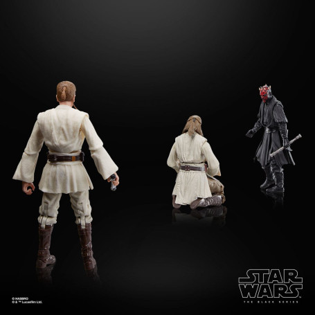 Star Wars Black Series - Qui-Gon Jinn, Darth Maul, Obi-Wan Kenobi Episode I Pack