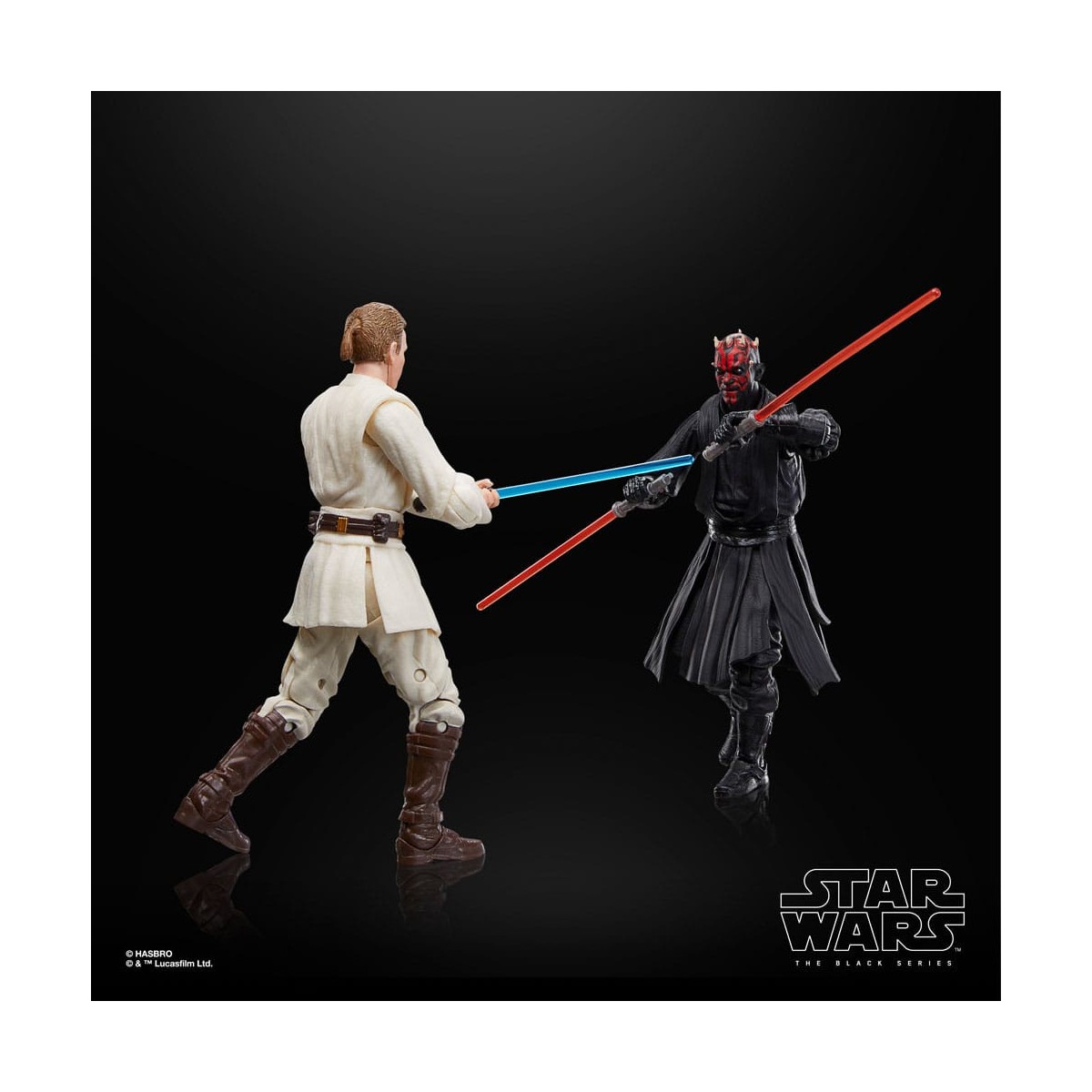 Star Wars Black Series - Qui-Gon Jinn, Darth Maul, Obi-Wan Kenobi Episode I Pack