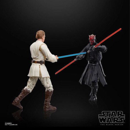 Star Wars Black Series - Qui-Gon Jinn, Darth Maul, Obi-Wan Kenobi Episode I Pack