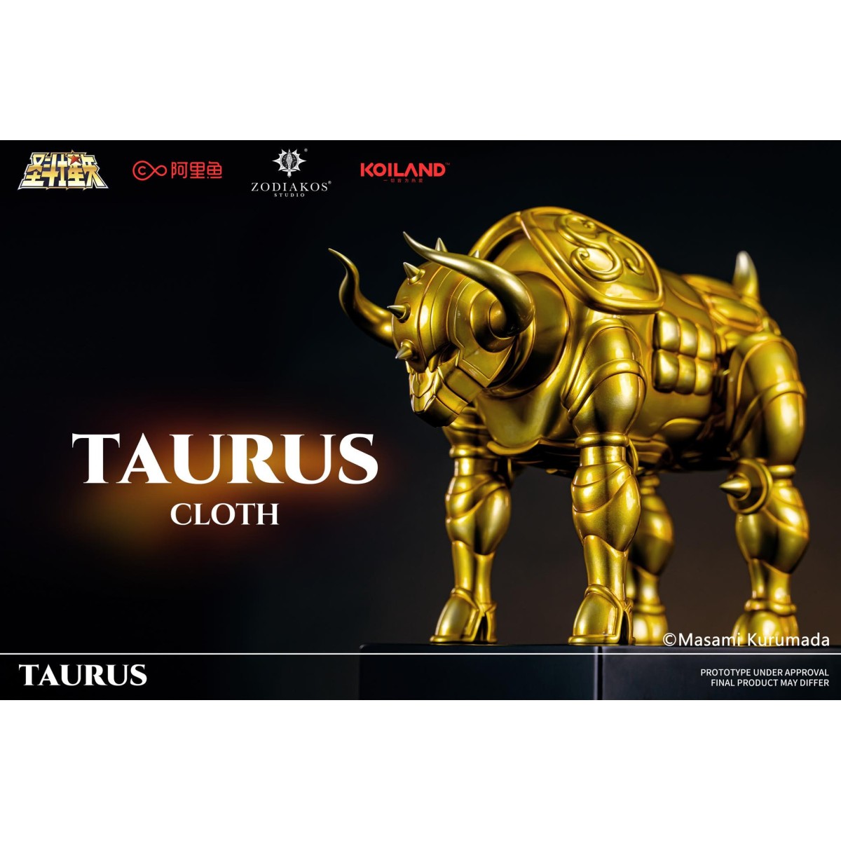 Zodiakos Studio - Taurus Cloth - Totem of the Bull 1/6 - Saint Seiya - Knights of the Zodiac Statue
