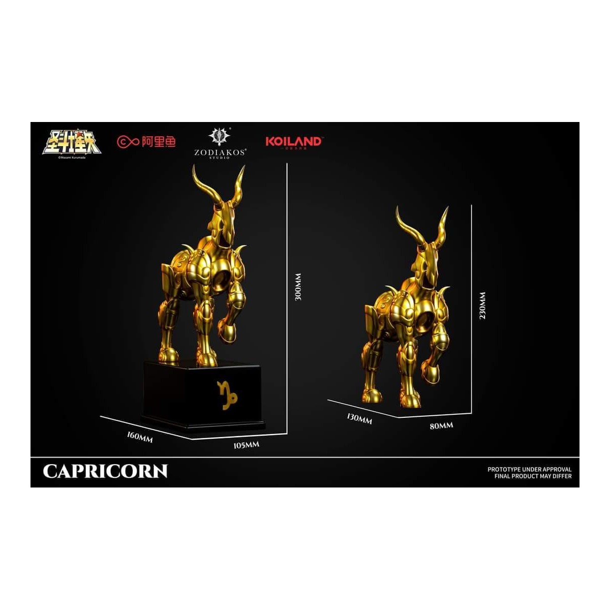 Zodiakos Studio - Capricorn Cloth - Totem of Capricorn 1/6 - Saint Seiya - Knights of the Zodiac Statue