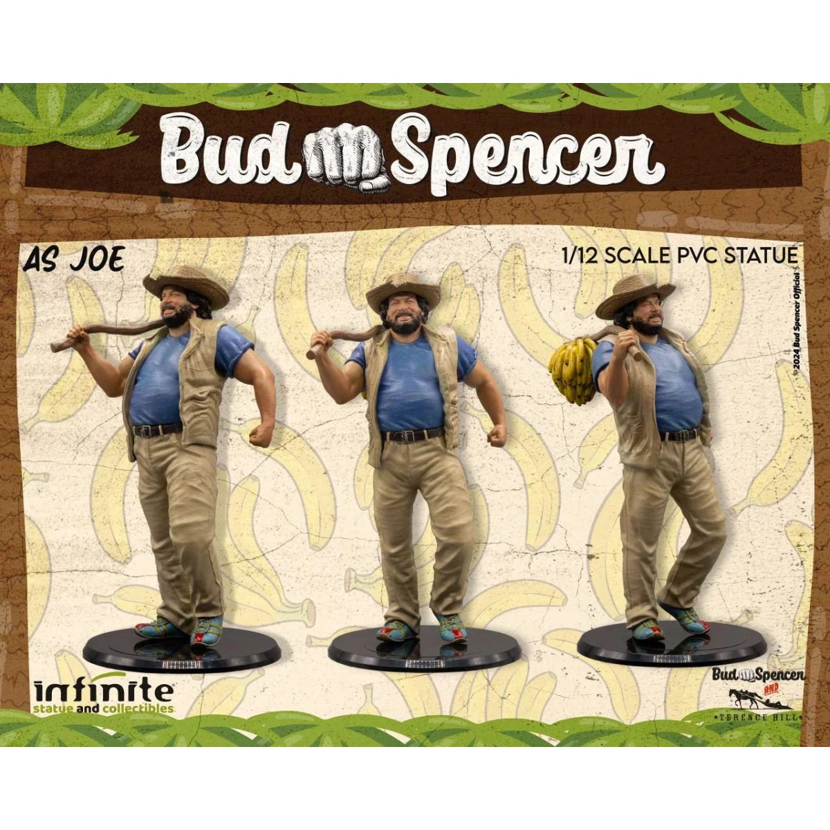 Infinite - Bud Spencer as Joe 1/12 pvc Statue - Banana Joe