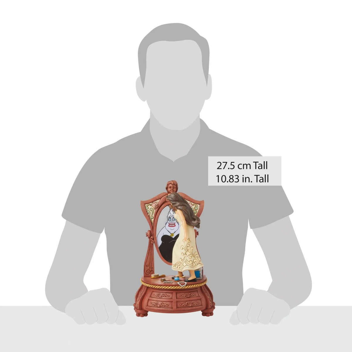Enesco Disney Traditions By Jim Shore - Vanessa Miroir Vanity - La Petite Sirene