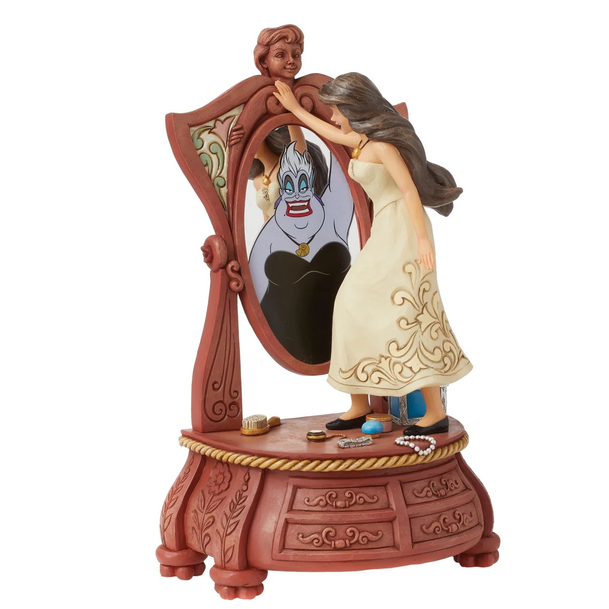 Enesco Disney Traditions By Jim Shore - Vanessa Miroir Vanity - La Petite Sirene