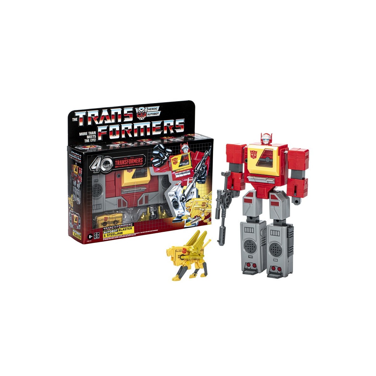 Hasbro - The Transformers Retro 40th anniversary G1 - Autobot Blaster & Steeljaw