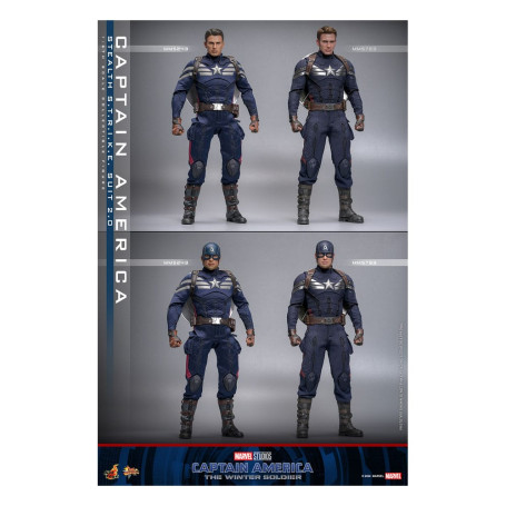 Hot Toys Captain America: The Winter Soldier - Captain America Stealth S.T.R.I.K.E. Suit MMS 1/6