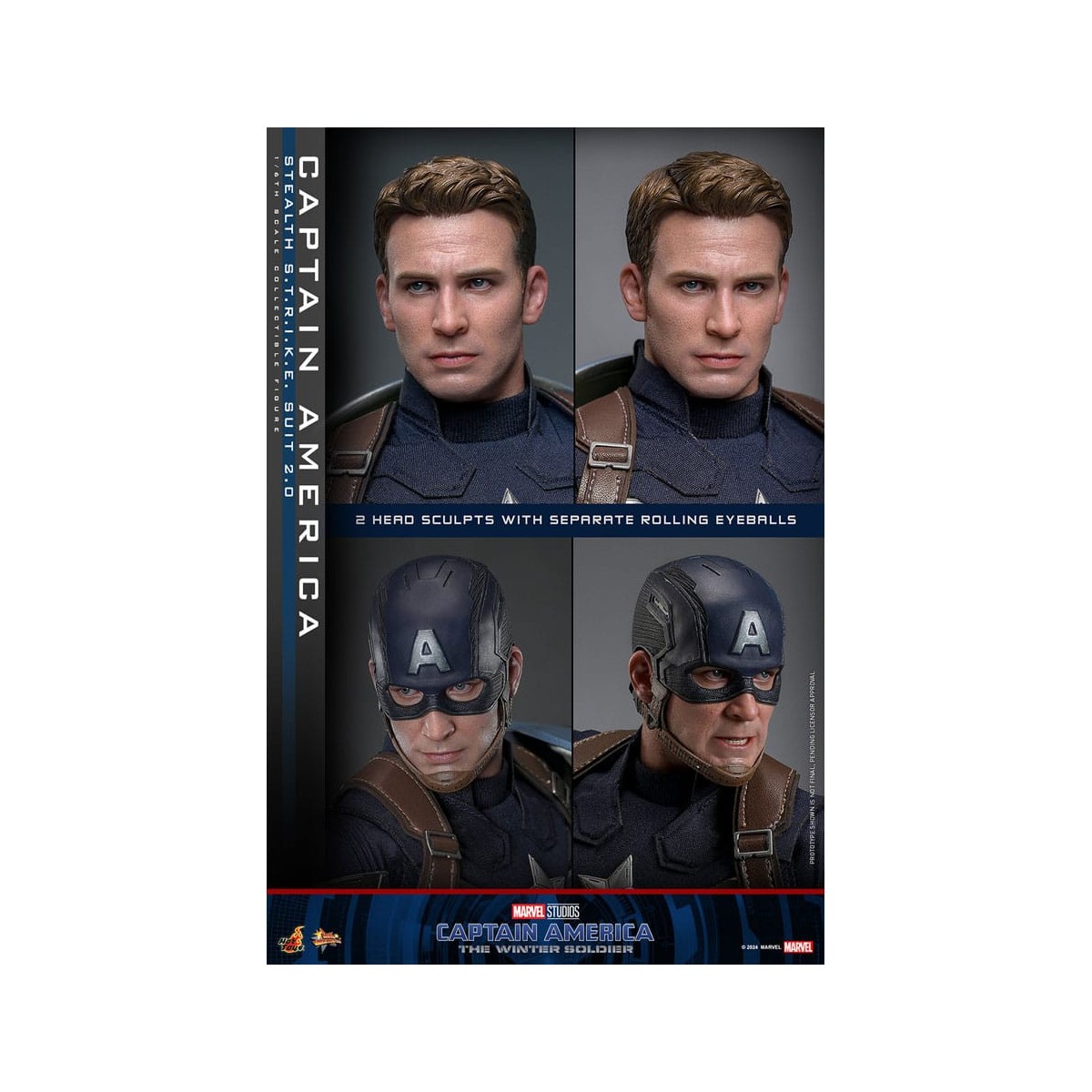 Hot Toys Captain America: The Winter Soldier - Captain America Stealth S.T.R.I.K.E. Suit MMS 1/6