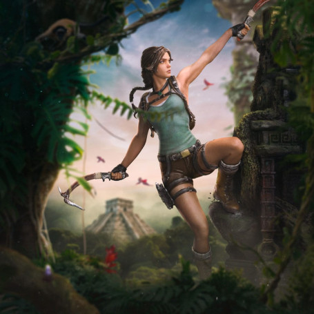 Iron Studios Tomb Raider - Lara Croft Deluxe Art Scale 1/10 - CCXP 2024