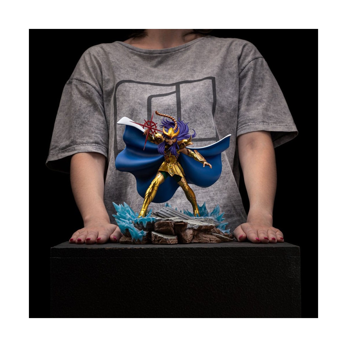 Iron Studios - Saint Seiya - Scorpio Milo BDS Art Scale 1/10 - The Knights of the Zodiac Milo of the Scorpion
