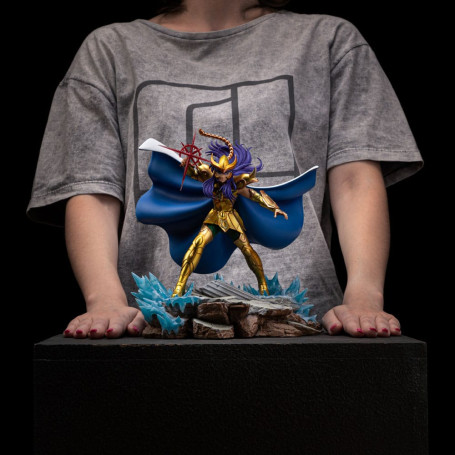 Iron Studios - Saint Seiya - Scorpio Milo BDS Art Scale 1/10 - The Knights of the Zodiac Milo of the Scorpion
