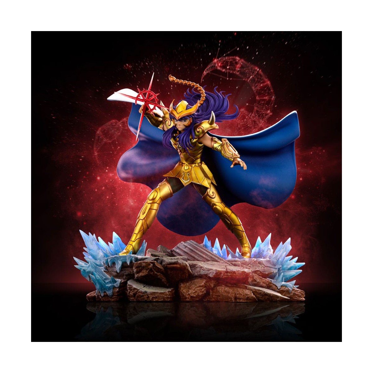 Iron Studios - Saint Seiya - Scorpio Milo BDS Art Scale 1/10 - The Knights of the Zodiac Milo of the Scorpion