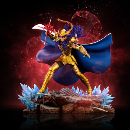 Iron Studios - Saint Seiya - Scorpio Milo BDS Art Scale 1/10 - The Knights of the Zodiac Milo of the Scorpion