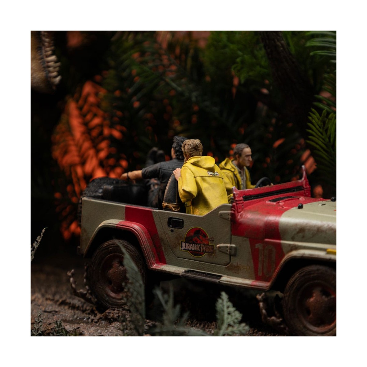 Iron Studios - Jurassic Park Demi Art Scale The Final Scene - 1/20