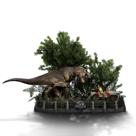 Iron Studios - Jurassic Park Demi Art Scale The Final Scene - 1/20