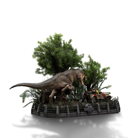 Iron Studios - Jurassic Park Demi Art Scale The Final Scene - 1/20