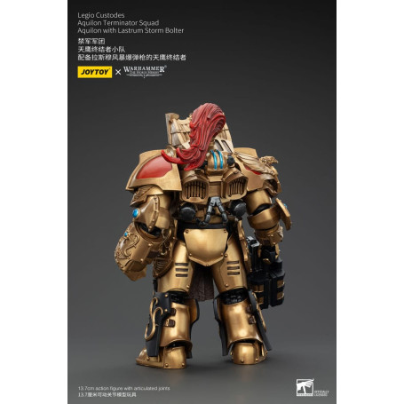 JoyToy Space Marines - Legio Custodes Aquilon Terminator Squad - Aquilon with Lastrum Storm