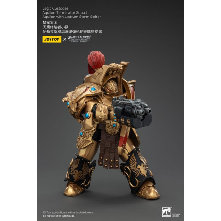 JoyToy Space Marines - Legio Custodes Aquilon Terminator Squad - Aquilon with Lastrum Storm