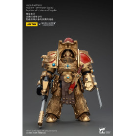 JoyToy Space Marines - Legio Custodes Aquilon Terminator Squad - Aquilon with Infernus Firepike