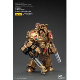 JoyToy Space Marines - Legio Custodes Aquilon Terminator Squad - Aquilon with Infernus Firepike