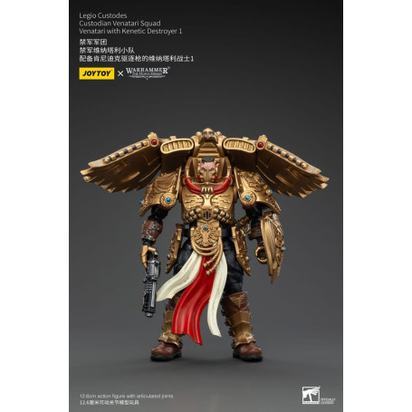 JoyToy Space Marines - Legio Custodes Custodian Venatari Squad - Venatari with Kenetic Destroyer