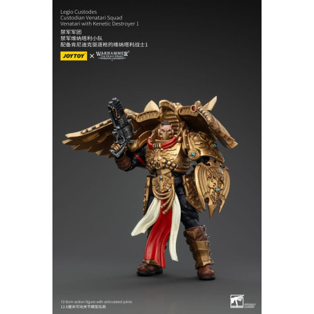 JoyToy Space Marines - Legio Custodes Custodian Venatari Squad - Venatari with Kenetic Destroyer