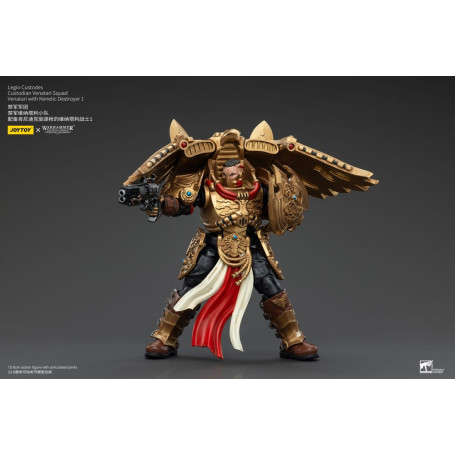 JoyToy Space Marines - Legio Custodes Custodian Venatari Squad - Venatari with Kenetic Destroyer
