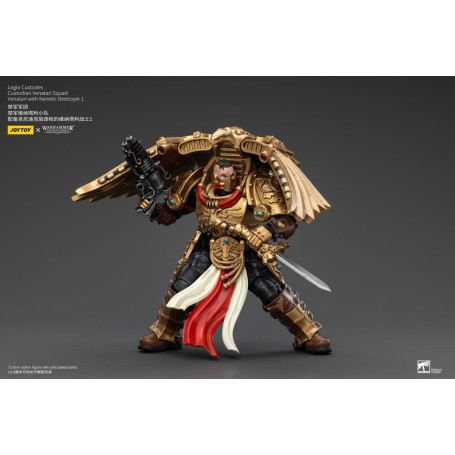 JoyToy Space Marines - Legio Custodes Custodian Venatari Squad - Venatari with Kenetic Destroyer