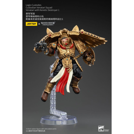 JoyToy Space Marines - Legio Custodes Custodian Venatari Squad - Venatari with Kenetic Destroyer