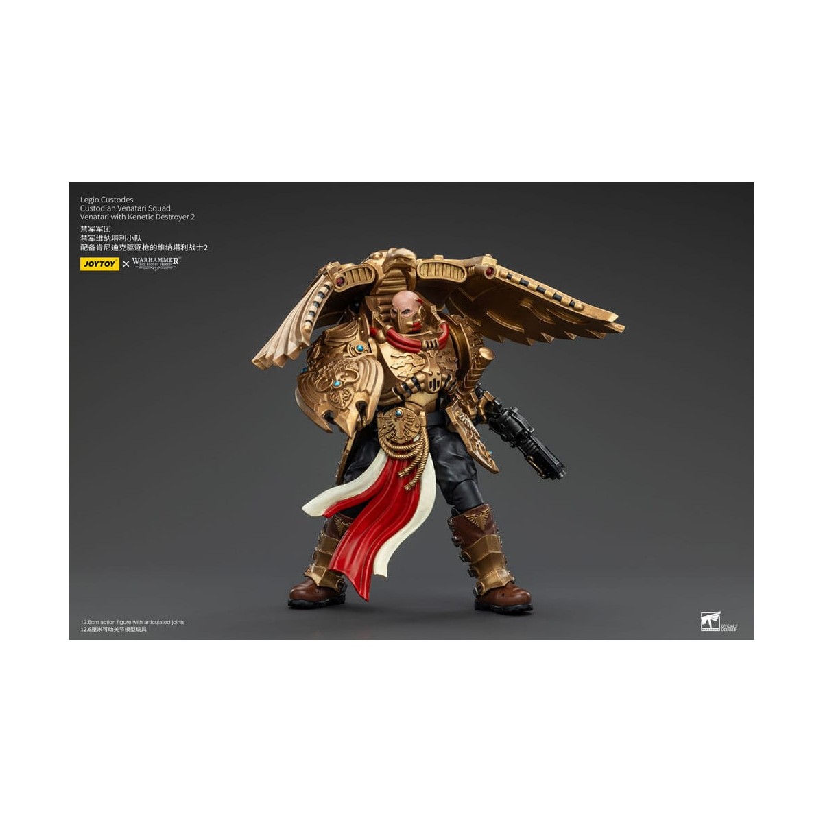 JoyToy Space Marines - Legio Custodes Custodian Venatari Squad - Venatari with Kenetic Destroyer 2