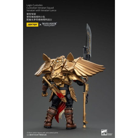 JoyToy Space Marines - Legio Custodes Custodian Venatari Squad - Venatari with Venatari Lance