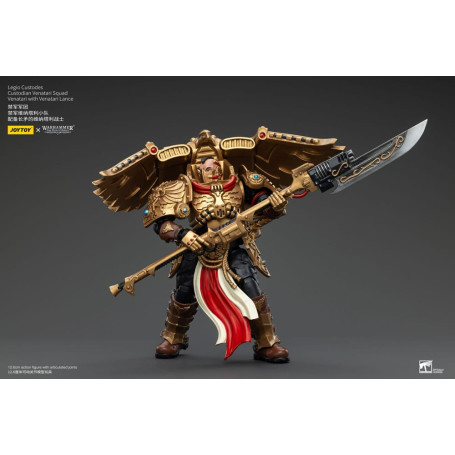 JoyToy Space Marines - Legio Custodes Custodian Venatari Squad - Venatari with Venatari Lance