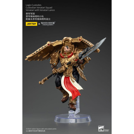 JoyToy Space Marines - Legio Custodes Custodian Venatari Squad - Venatari with Venatari Lance