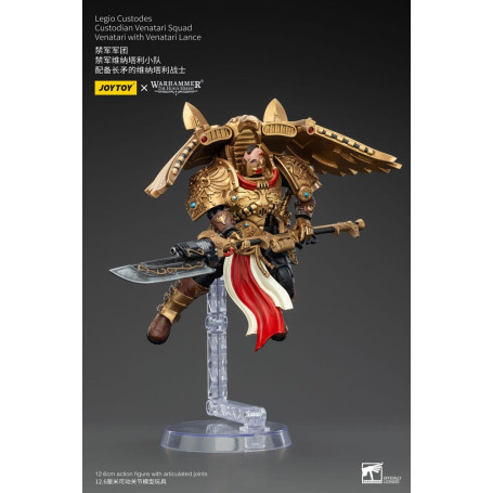 JoyToy Space Marines - Legio Custodes Custodian Venatari Squad - Venatari with Venatari Lance