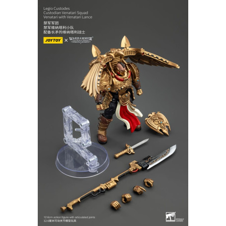 JoyToy Space Marines - Legio Custodes Custodian Venatari Squad - Venatari with Venatari Lance