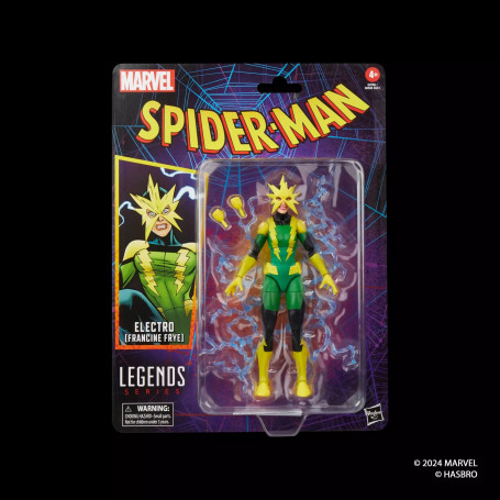 Hasbro Marvel Legends Series Spider-Man - Electro Francine Frye
