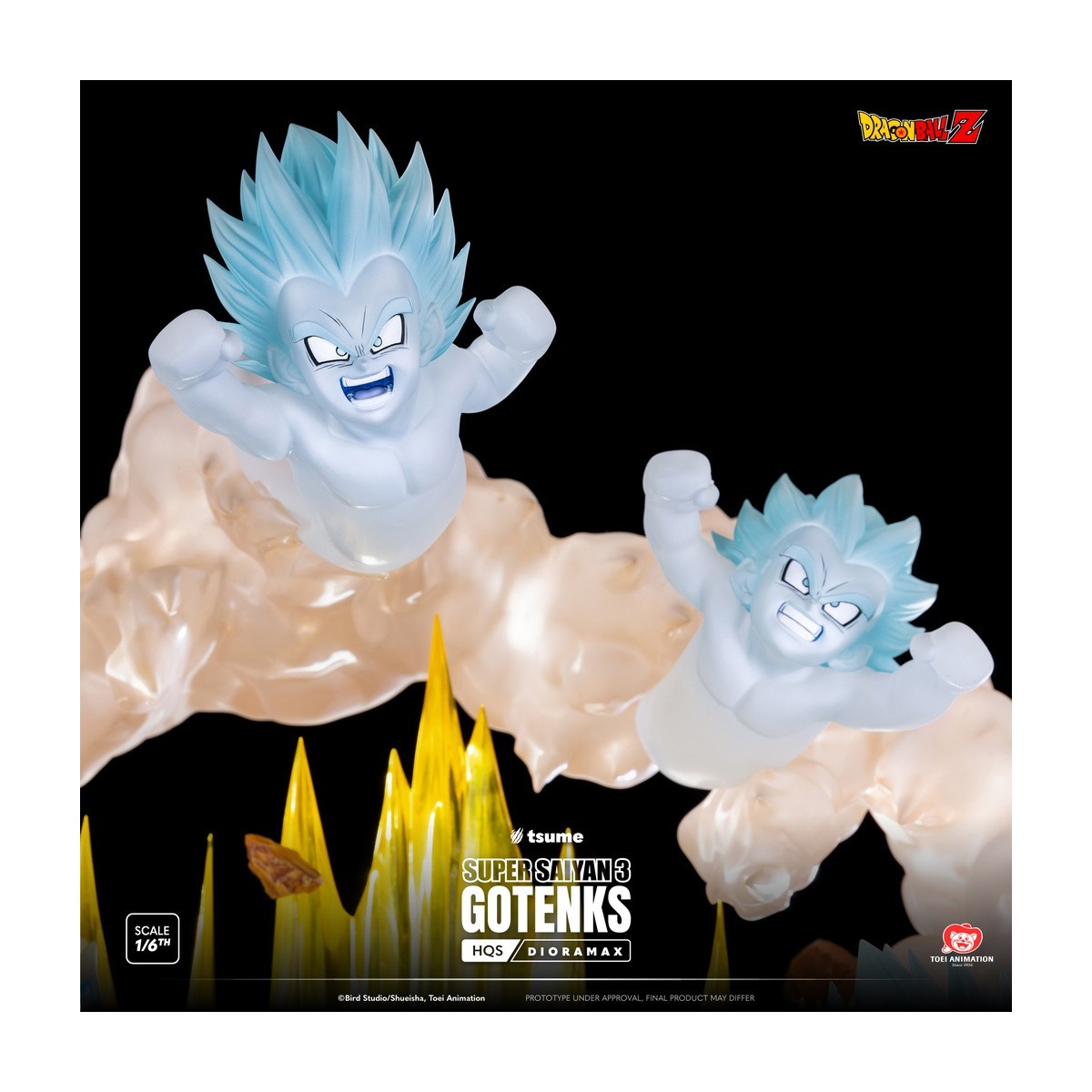 Tsume Dragon Ball Z HQS Dioramax - Super Saiyan 3 GOTENKS