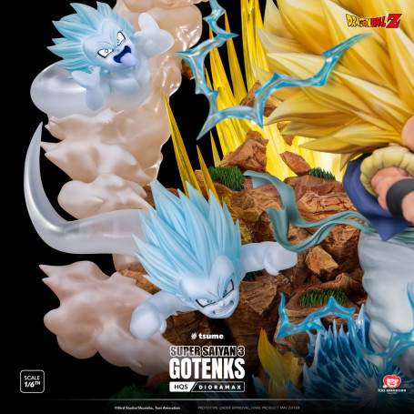 Tsume Dragon Ball Z HQS Dioramax - Super Saiyan 3 GOTENKS