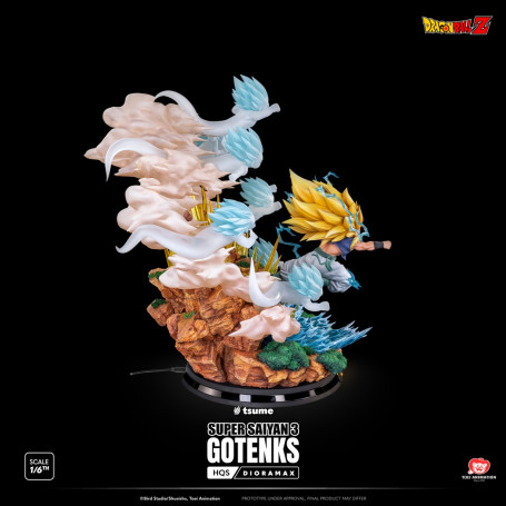 Tsume Dragon Ball Z HQS Dioramax - Super Saiyan 3 GOTENKS
