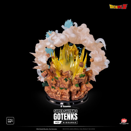 Tsume Dragon Ball Z HQS Dioramax - Super Saiyan 3 GOTENKS