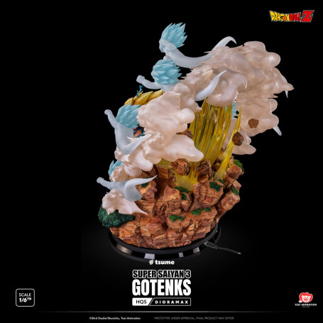 Tsume Dragon Ball Z HQS Dioramax - Super Saiyan 3 GOTENKS