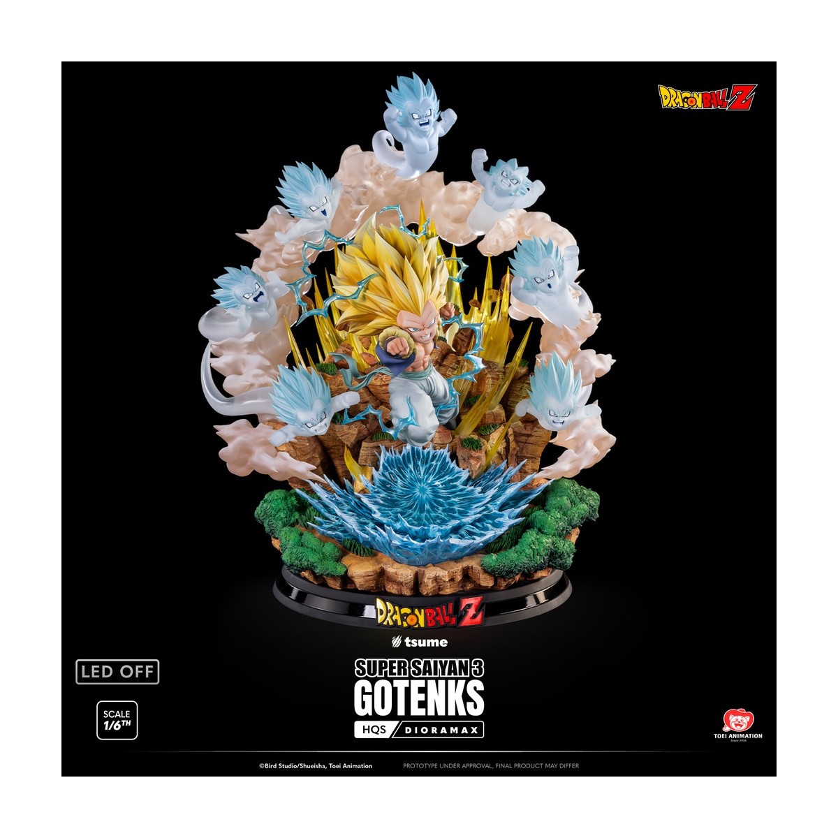 Tsume Dragon Ball Z HQS Dioramax - Super Saiyan 3 GOTENKS
