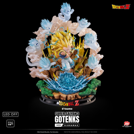 Tsume Dragon Ball Z HQS Dioramax - Super Saiyan 3 GOTENKS