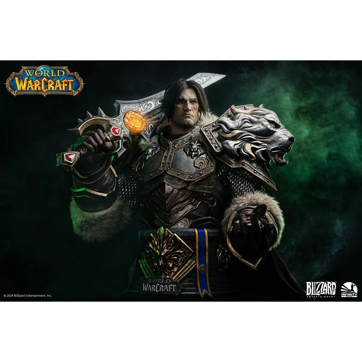 INFINITY STUDIO x BLIZZARD - Varian Wrynn - Bust 1/1 World of Warcraft