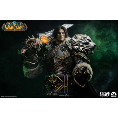 INFINITY STUDIO x BLIZZARD - Varian Wrynn - Bust 1/1 World of Warcraft