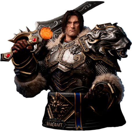 INFINITY STUDIO x BLIZZARD - Varian Wrynn - Bust 1/1 World of Warcraft