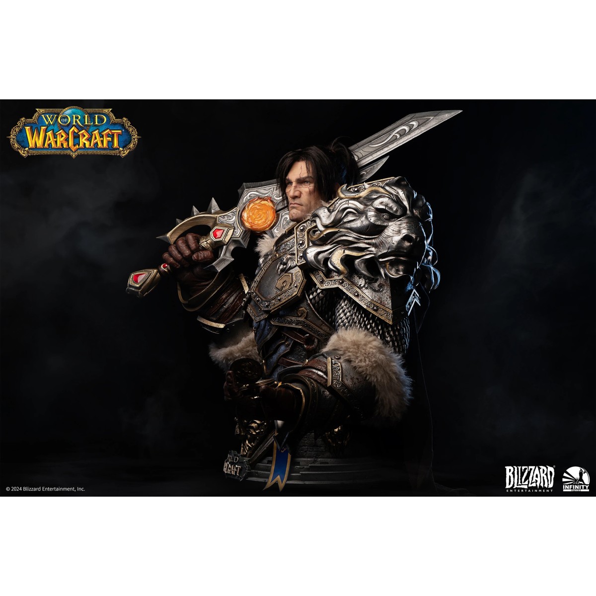 INFINITY STUDIO x BLIZZARD - Varian Wrynn - Bust 1/1 World of Warcraft