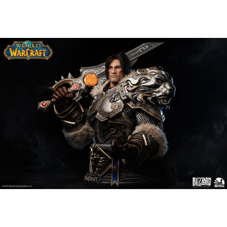 INFINITY STUDIO x BLIZZARD - Varian Wrynn - Bust 1/1 World of Warcraft