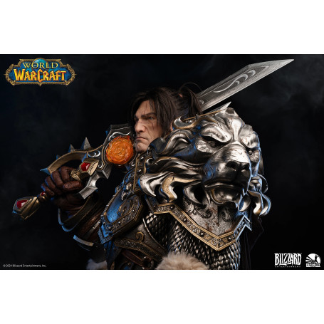 INFINITY STUDIO x BLIZZARD - Varian Wrynn - Bust 1/1 World of Warcraft