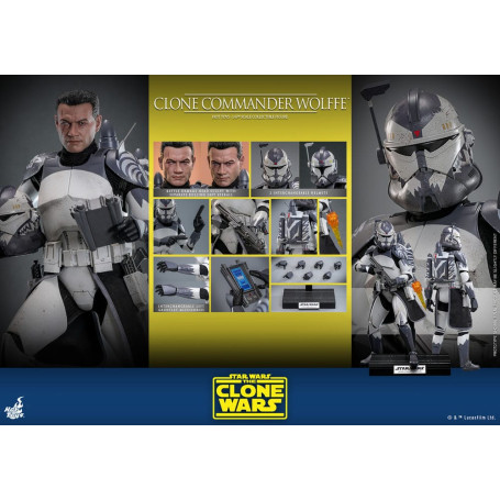 Hot Toys Star Wars - Clone Commander Wolffe - The Clone Wars 1/6